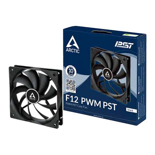 (image for) Arctic F12 PWM PST 4-pin Black Cooling Fan